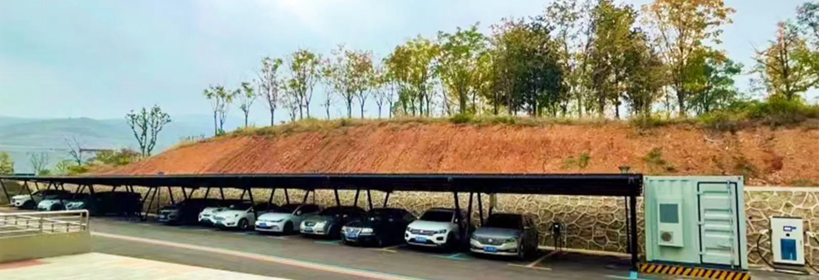 BESS-supported EV charging hub